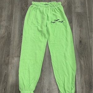 Lime Lazy Pants